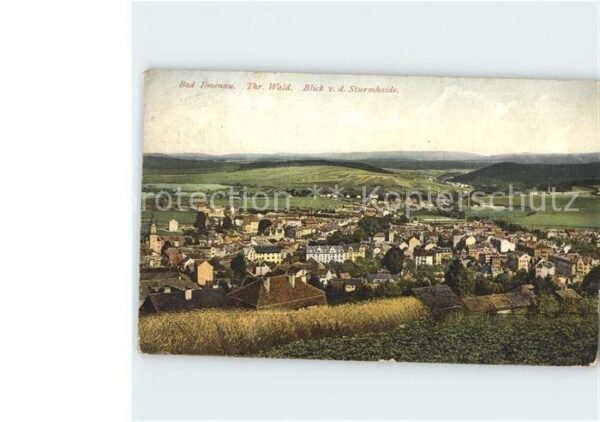 Bad Ilmenau Blick von der Sturmhaide