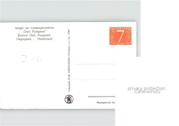 Oegstgeest Fliegeraufnahme Kasteel Oud Poelgeest – Bild 2