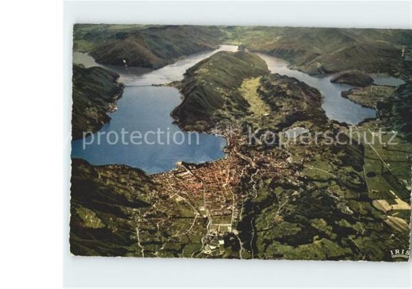Lago di Lugano TI Fliegeraufnahme