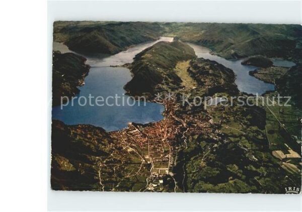 Lago di Lugano TI Fliegeraufnahme