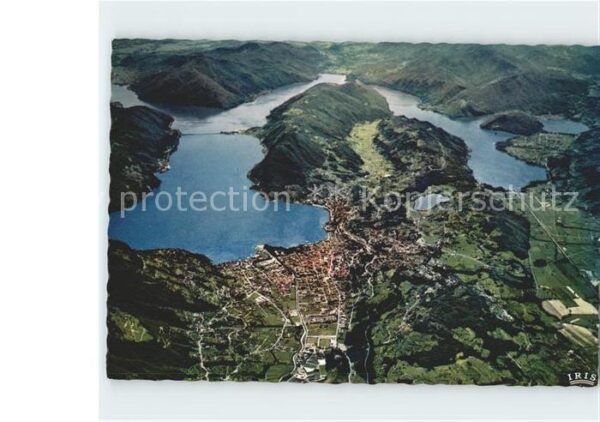 Lago di Lugano TI Fliegeraufnahme