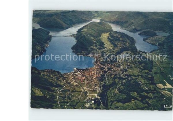 Lago di Lugano TI Fliegeraufnahme