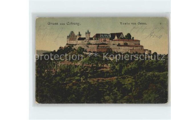 Coburg Veste von Osten