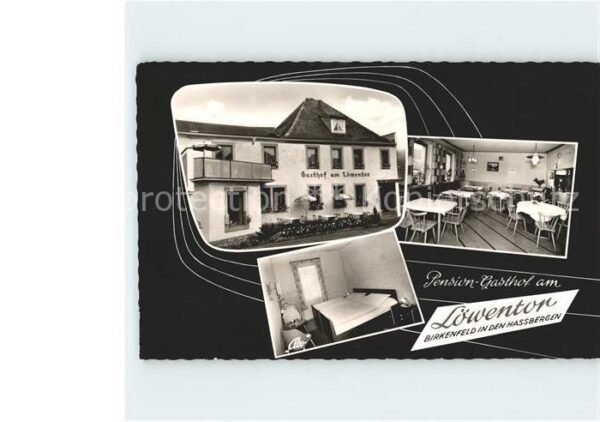 Birkenfeld Hassberge Pension Gasthaus Löwentor