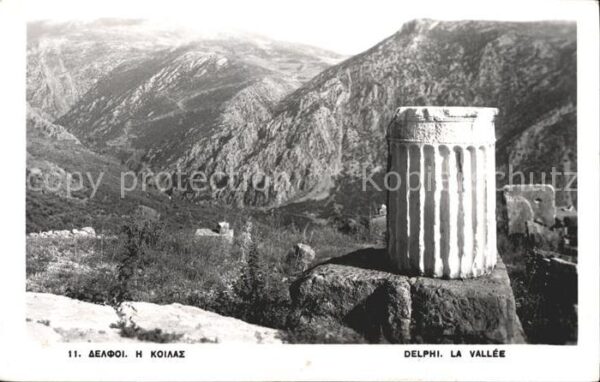 Athen Griechenland Delphi Säule