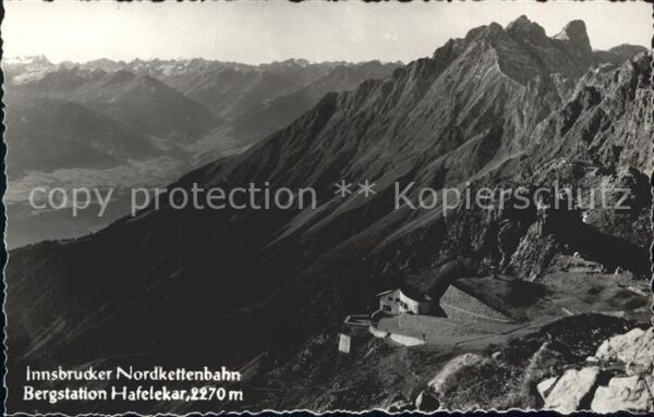 Innsbruck Nordkettenbahn Bergstation Hafelekar