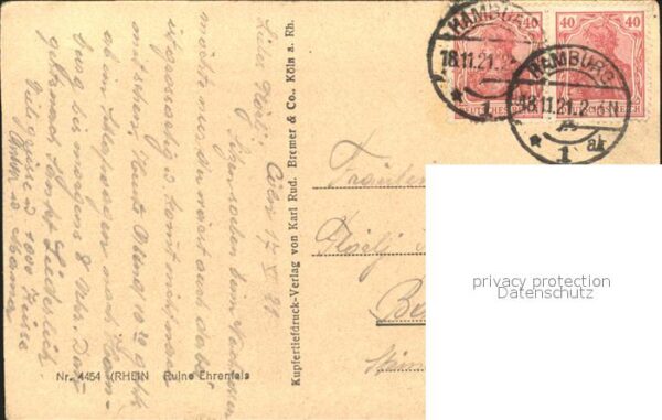 Ruedesheim Rhein Ruine Ehrenfels – Bild 2