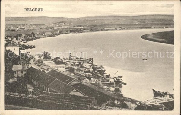 Belgrad Serbien Hafen