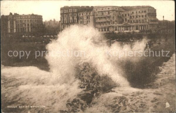 Brighton East Sussex Rough Sea