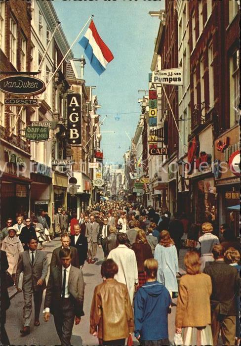 Amsterdam Niederlande Kalverstraat