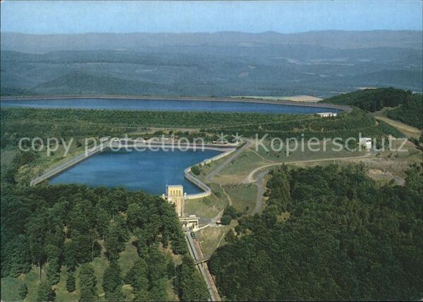 Edertal Edertalsperre Fliegeraufnahme Hochspeic