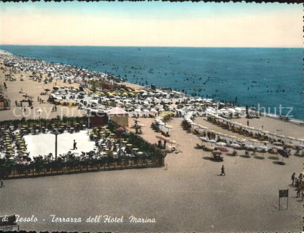 Jesolo Terrazza dell Hotel Marina Strand