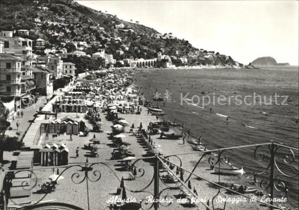 ALASSIO Savona Liguria IT Riviera dei Fiori Spiaggia di Levante