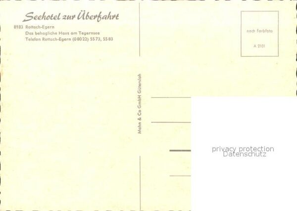 Rottach-Egern Seehotel zur Überfahrt – Bild 2