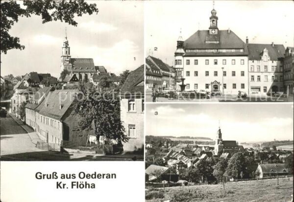 Oederan Ernst-Thälmann-Strasse Platz-der-Berfre