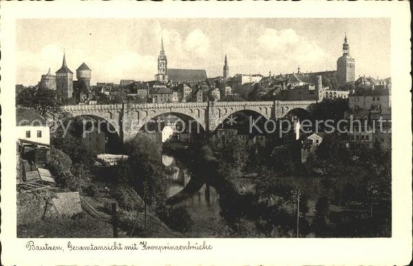 Bautzen mit Kronprinzenbrücke