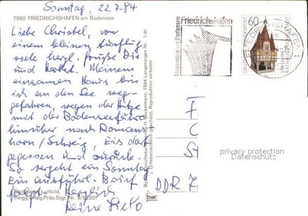 Friedrichshafen Bodensee Fliegeraufnahme – Bild 2