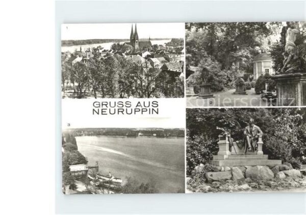 Neuruppin Tempelgarten Ruppiner See Theodor-Fonta