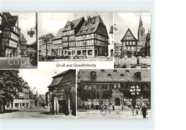 Quedlinburg Kirche Marktplatz Rathaus