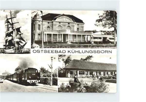 Kuehlungsborn Ostseebad Segelschulschiff Wilhelm Pieck Meerwass