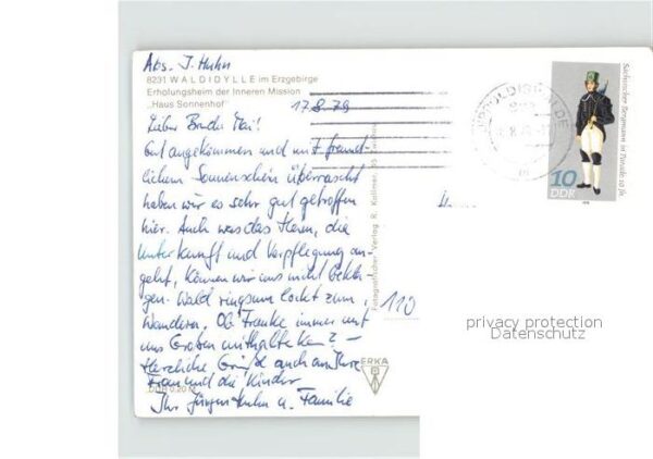 Dippoldiswalde Osterzgebirge Erholungsheim der Inneren Mission Haus – Bild 2