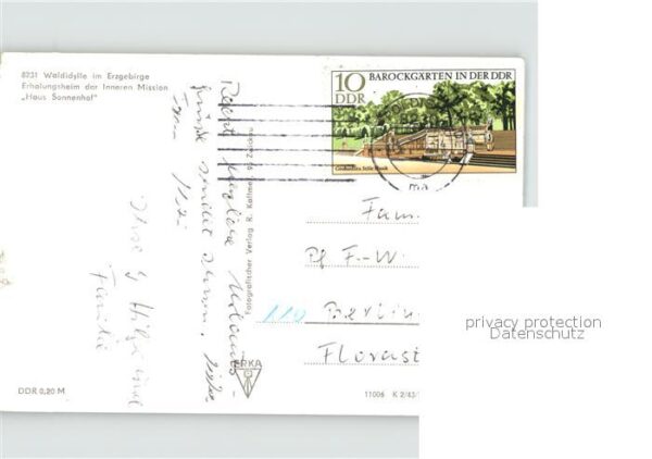 Dippoldiswalde Osterzgebirge Erholungsheim der Inneren Mission Haus – Bild 2