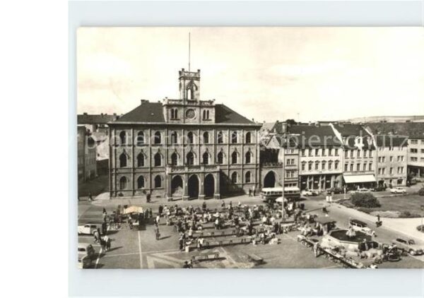 Weimar Thueringen Rathaus Marktplatz