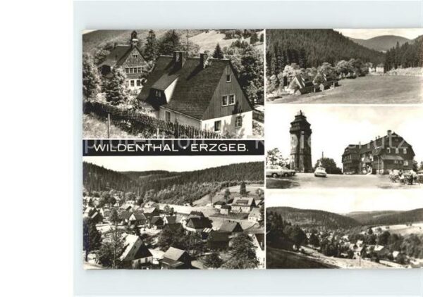 Wildenthal Eibenstock Erzgebirge HO Berghotel Aussichtsturm Auersberg