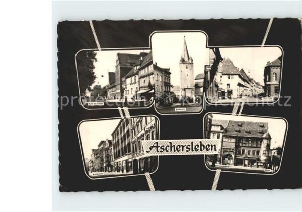 Aschersleben Markt Rathaus Johannistor
