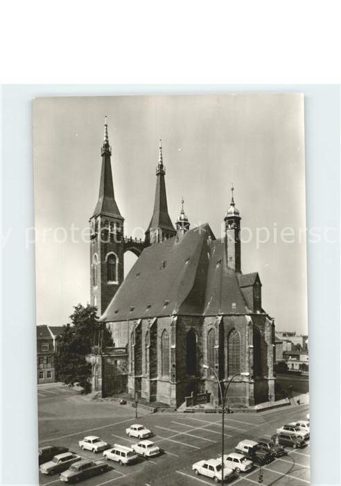 Koethen Anhalt Marktplatz St. Jakobskirche