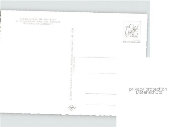 Bad Berleburg Kneipp- und Heilbad Naturheilklinik Ode – Bild 2
