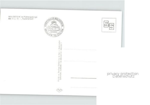 Zell Fichtelgebirge Stein Teufelstisch Forsthaus – Bild 2