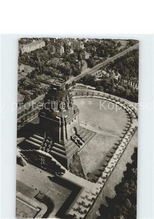 Leipzig Fliegeraufnahme Völkerschlachtdenkmal