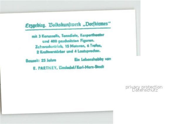 Einsiedel Erzgebirge Volkskunstwerk Dorfkirmes – Bild 2