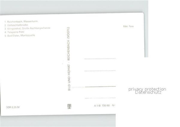 Reichenbach Vogtland Wasserturm Klingenthal Talsperre Pöhl B – Bild 2