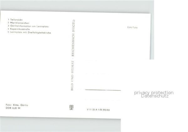 Goerlitz Sachsen Meridianzeichen Leninplatz Kopernikusst – Bild 2