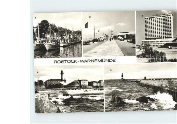 Warnemuende Ostseebad Alter Strom Hotel Neptun Teepott Leucht