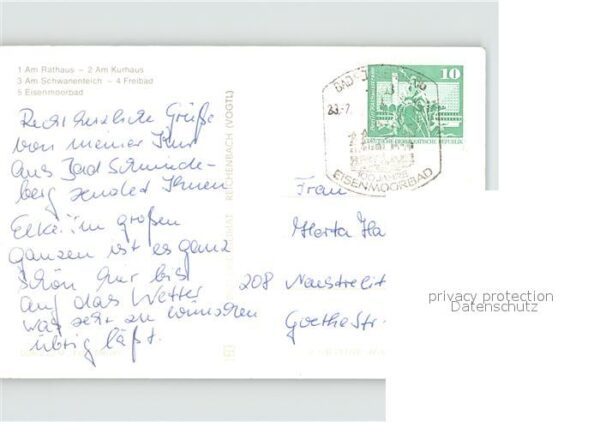 Bad Schmiedeberg Kurhaus Schwanenteich Eisenmoorbad – Bild 2