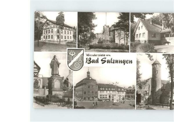 Bad Salzungen Waldgasstätte-Grundhof Ruine-Frankenste