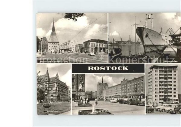 Rostock Steintor Karl-Marx-Platz Lange-Strasse