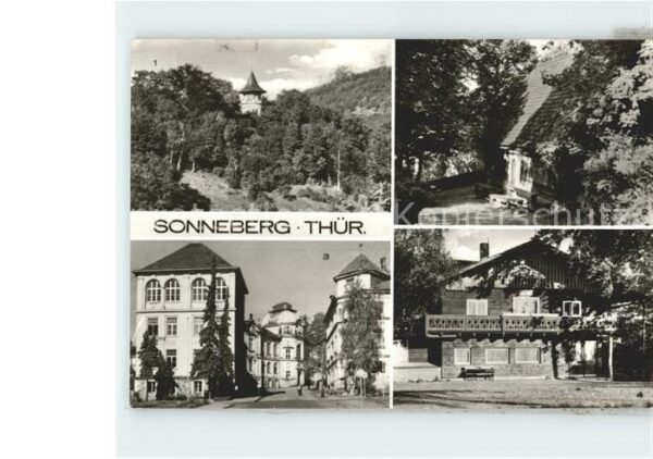 Sonneberg Thueringen Schlossberg Lutherhaus Spielzeugmuseum