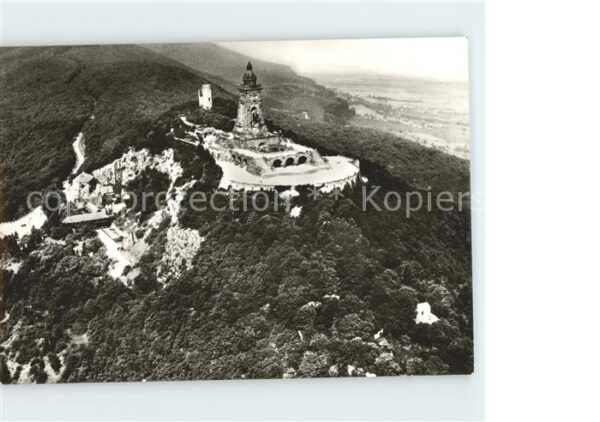 Kyffhaeuser Fliegeraufnahme Denkmal