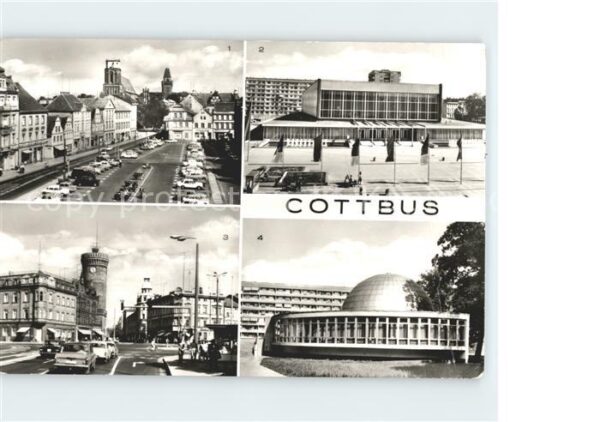 Cottbus Altmarkt Stadthalle Ernst-Thälmann-Plat