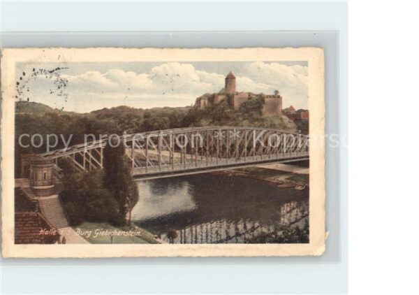 Halle Saale Burg Giebichenstein Brücke