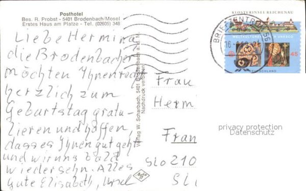 Brodenbach Posthotel an der Mosel Fahrgastschiff – Bild 2