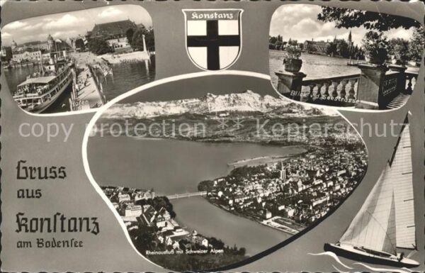 Konstanz Bodensee Fähre Seestrasse Rheinfluss Schweizer A