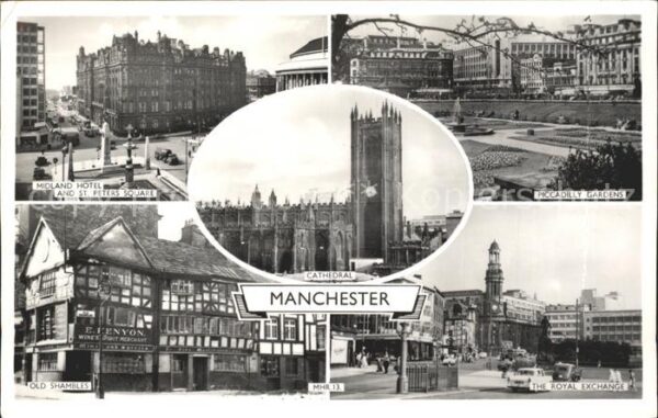 Manchester Cathedral Piccadilly Gardens Royal Exch