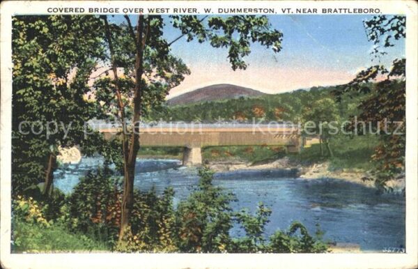 Brattleboro Covered Bridge West River Dummerston