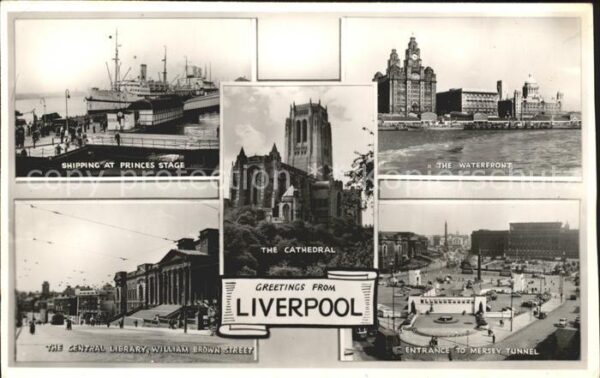 Liverpool Waterfront Entrance Mersey Tunnel Cathe