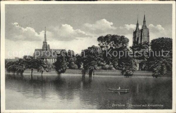 Breslau Niederschlesien Dominsel Kreuzkirche